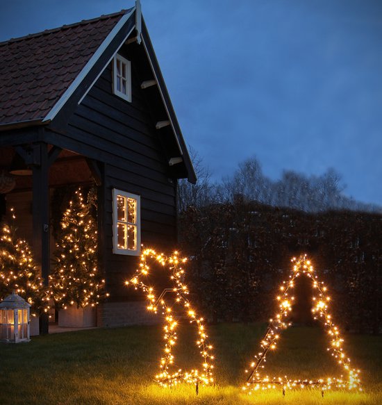 Stjerneformet Havelampe med 175 LED-lys – Perfekt til haven