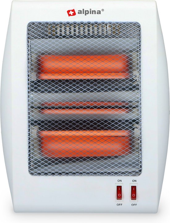 Alpina Kompakt og Bærbar Elektrisk Varmer - 400W & 800W