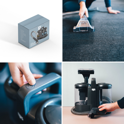 Effektiv Rensemaskine til Tæpper, Møbler og Bilen