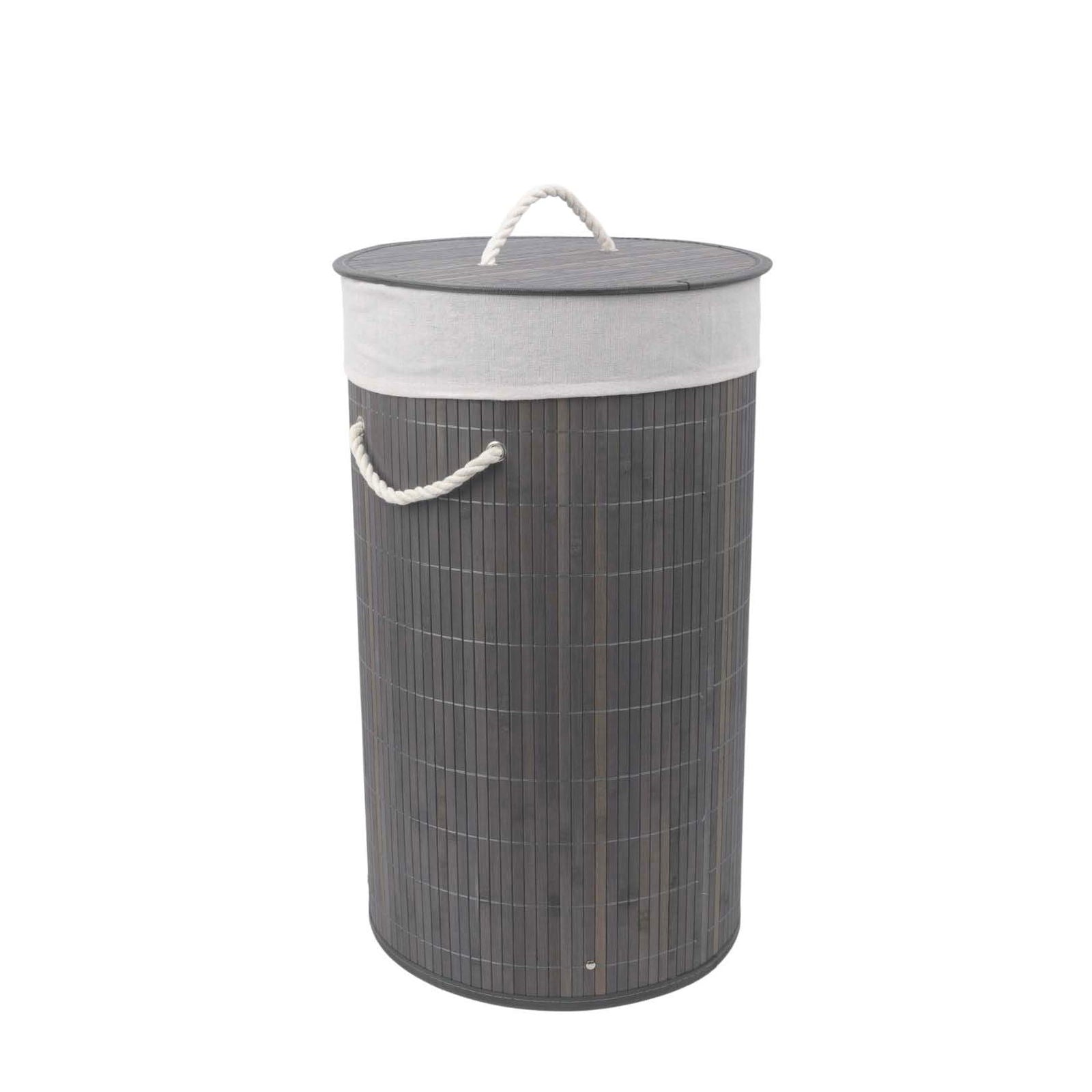 Bambus Vasketøjskurv 57 Liter - Elegant Kurv til Sortering af Vasketøj