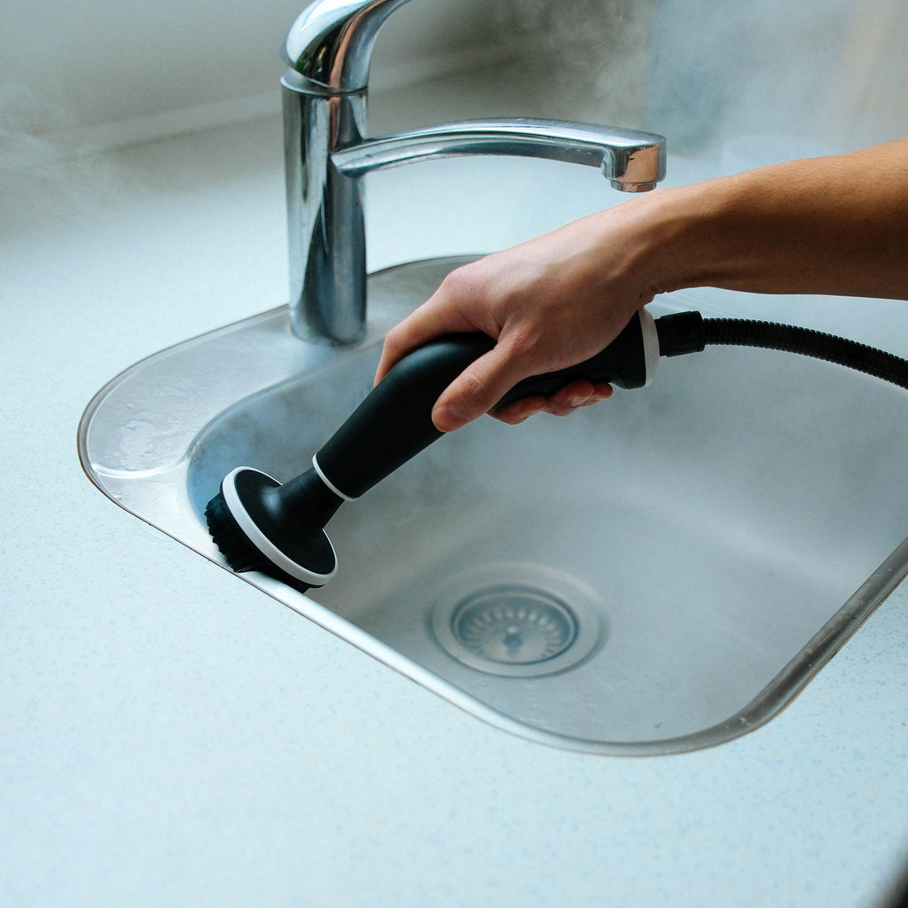 Sjö SteamCleaner Damprenser 1500W – 4 Bar med 1450 ml Vandtank og 8 Dele Tilbehør