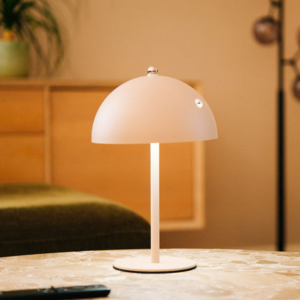 Touch Bordlampe – Trådløs LED Bordlampe med Dæmper i Sort eller Creme