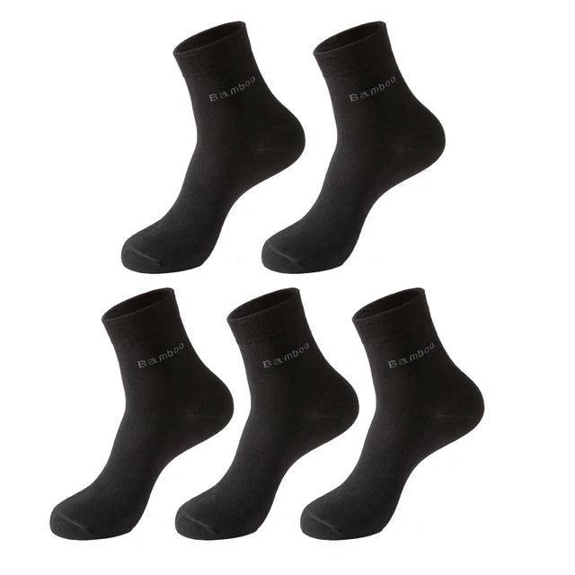 5-pack Short Shank bambu strumpor