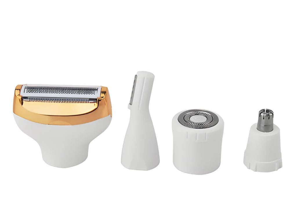 4-in-1 Epilator USB Rechargeable White