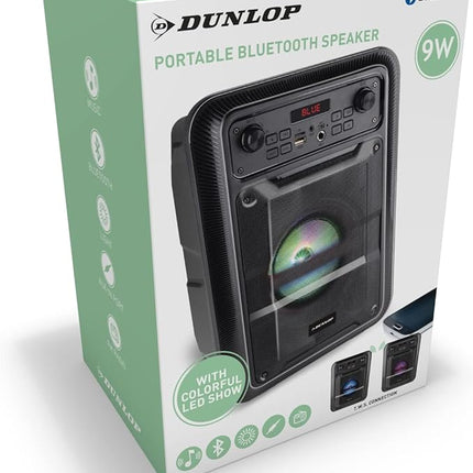 Transportable Bluetooth højtaler fra Dunlop