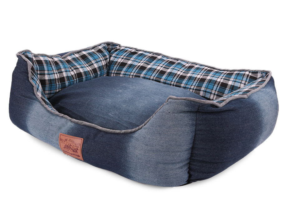 Hundekurv med Aftagelig Pude - XL - 72x56 cm