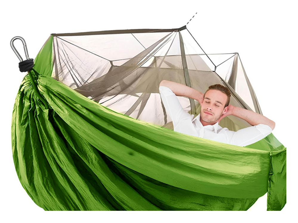 Letvægts Hængekøje med Myggenet – Perfekt til Camping & Outdoor