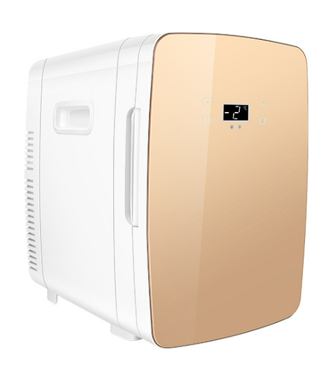 15L Mini Køleskab – Fås i Guld og sølv farve, Kompakt & Stilfuldt