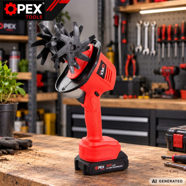 OPEX TOOLS OPX28030 Mini Havefræser 2x 21V Rød og Sort