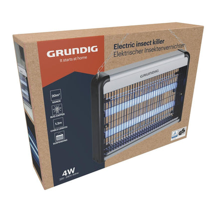 Grundig Elektrisk Insektlampe med UV-lys og Kæde – Dækker op til 20 m²