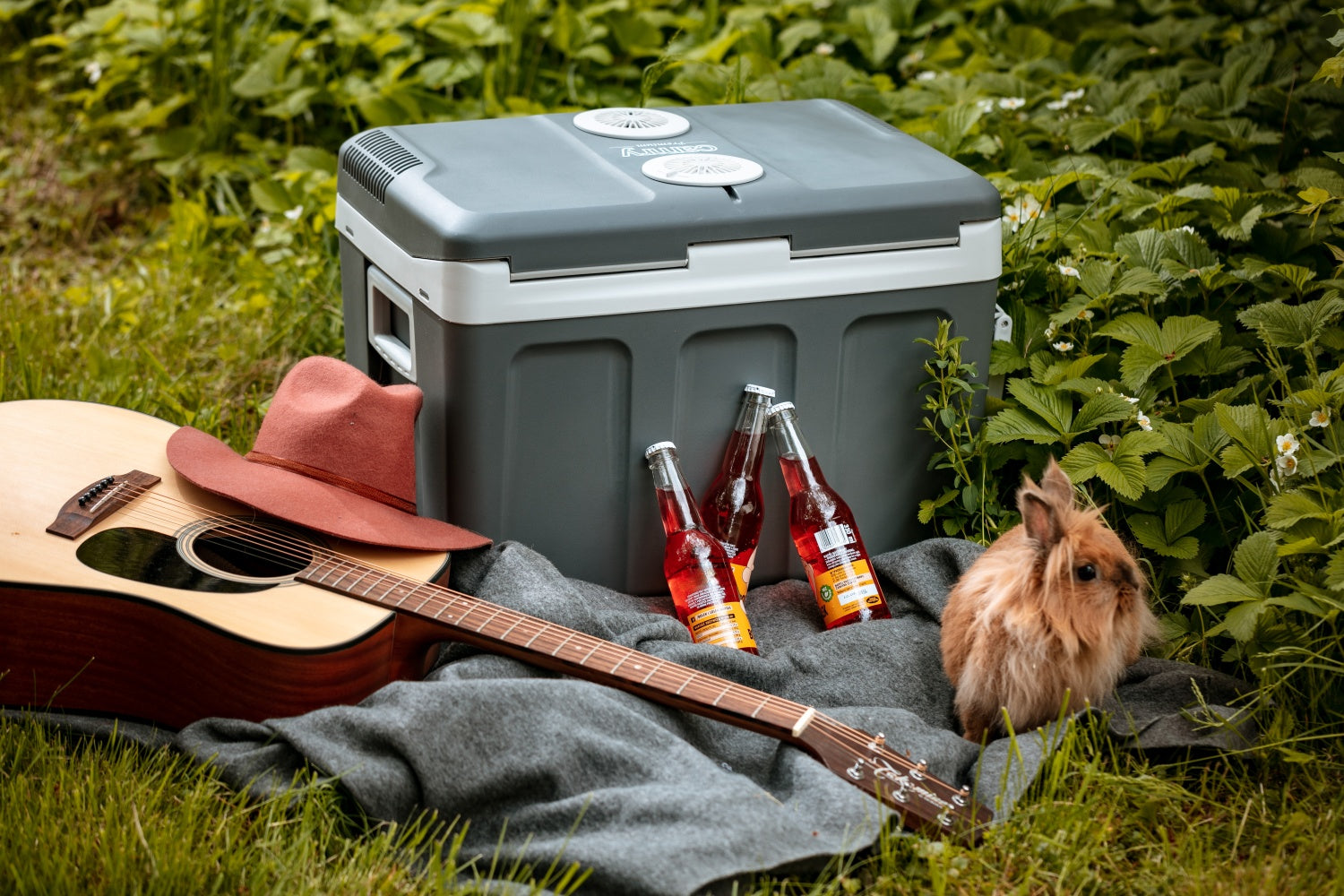 40 Liter Køle- og Varmekasse til Bil – Med Hjul, Dobbelt Strøm og Elegant Design