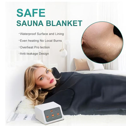 3-Zonet Sauna Tæppe – Til Vægttab, Detox & Cellulite