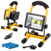 Genopladelig LED Arbejdslampe 30W med Stander og 3 Lysfunktioner – IP65