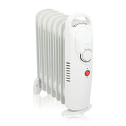 Olieradiator 850W  - Hvid med justerbar termostat