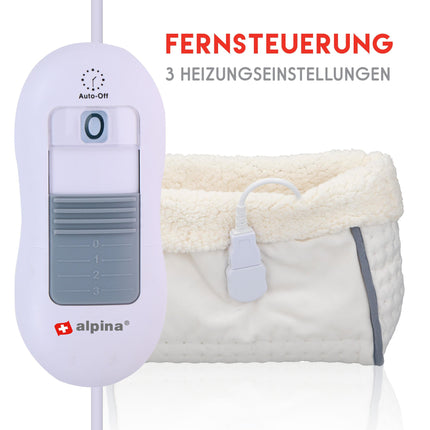 Fodvarmer med aftageligt fleecefor – 100W