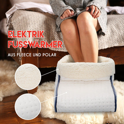 Fodvarmer med aftageligt fleecefor – 100W