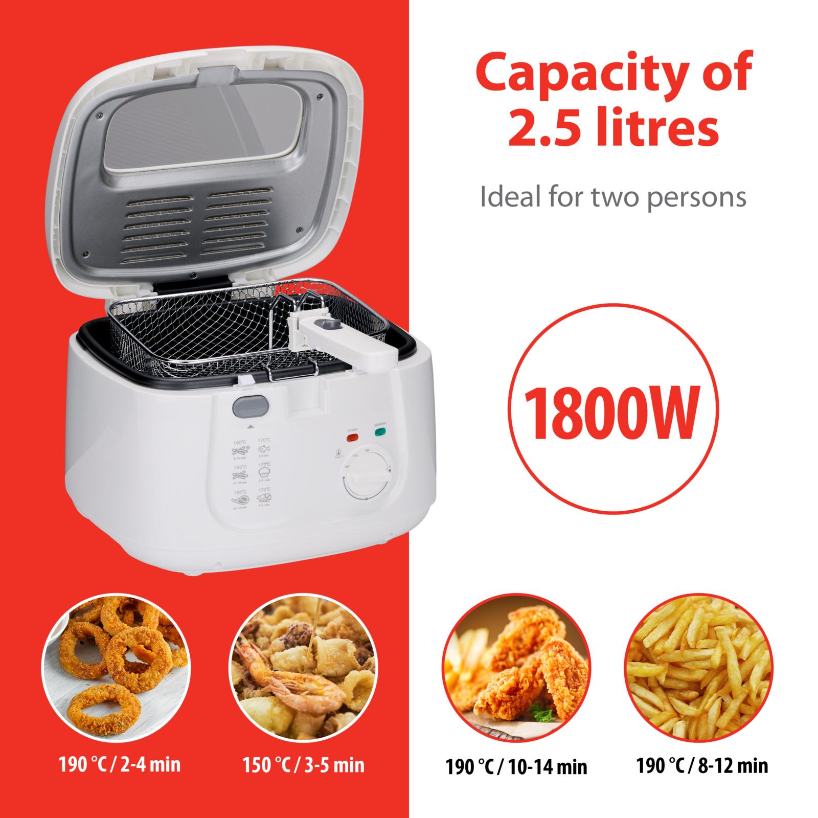 Alpina Frituregryde - 2,5L, 1800W