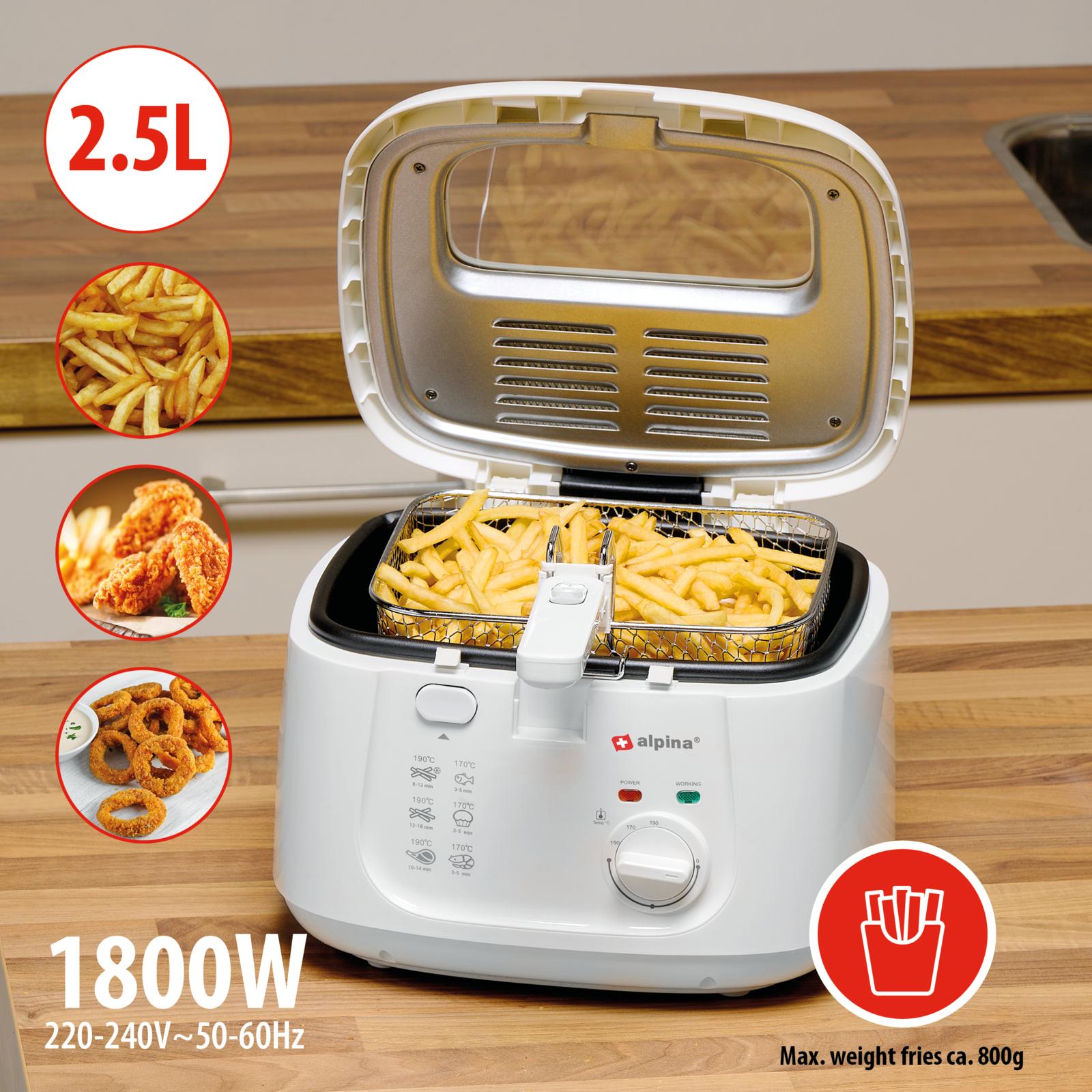Alpina Frituregryde - 2,5L, 1800W