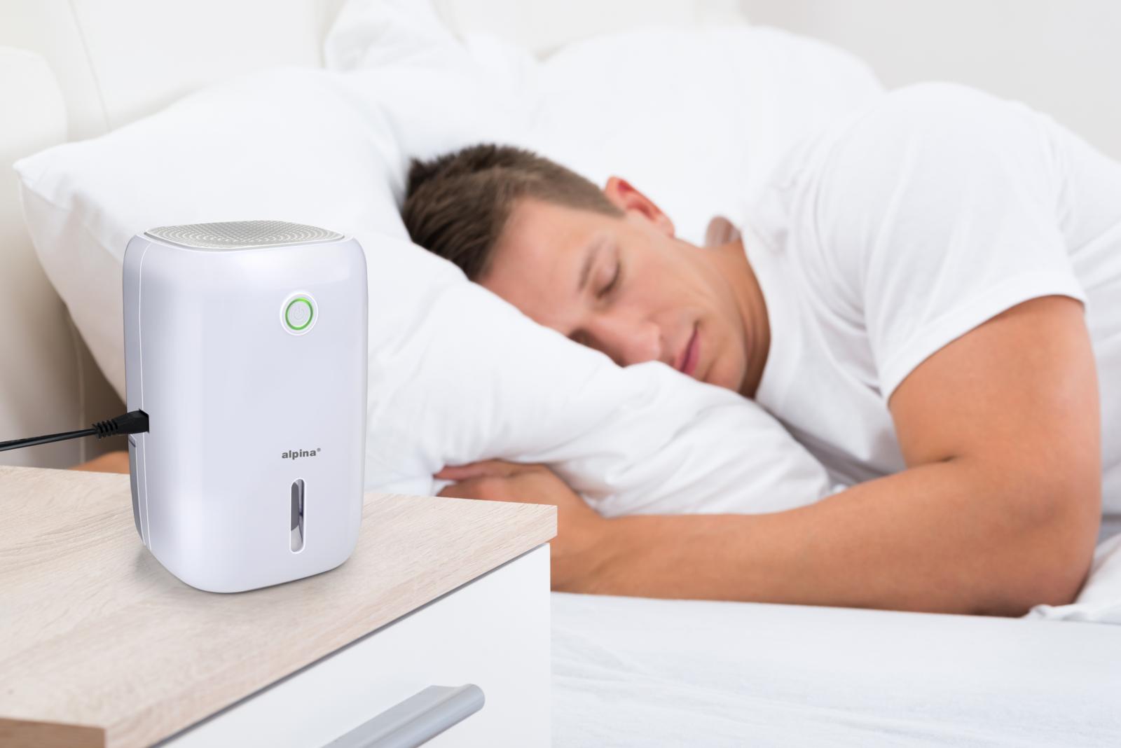 Alpina Mini Luftaffugter - Op til 330ml Per Dag - Hvid