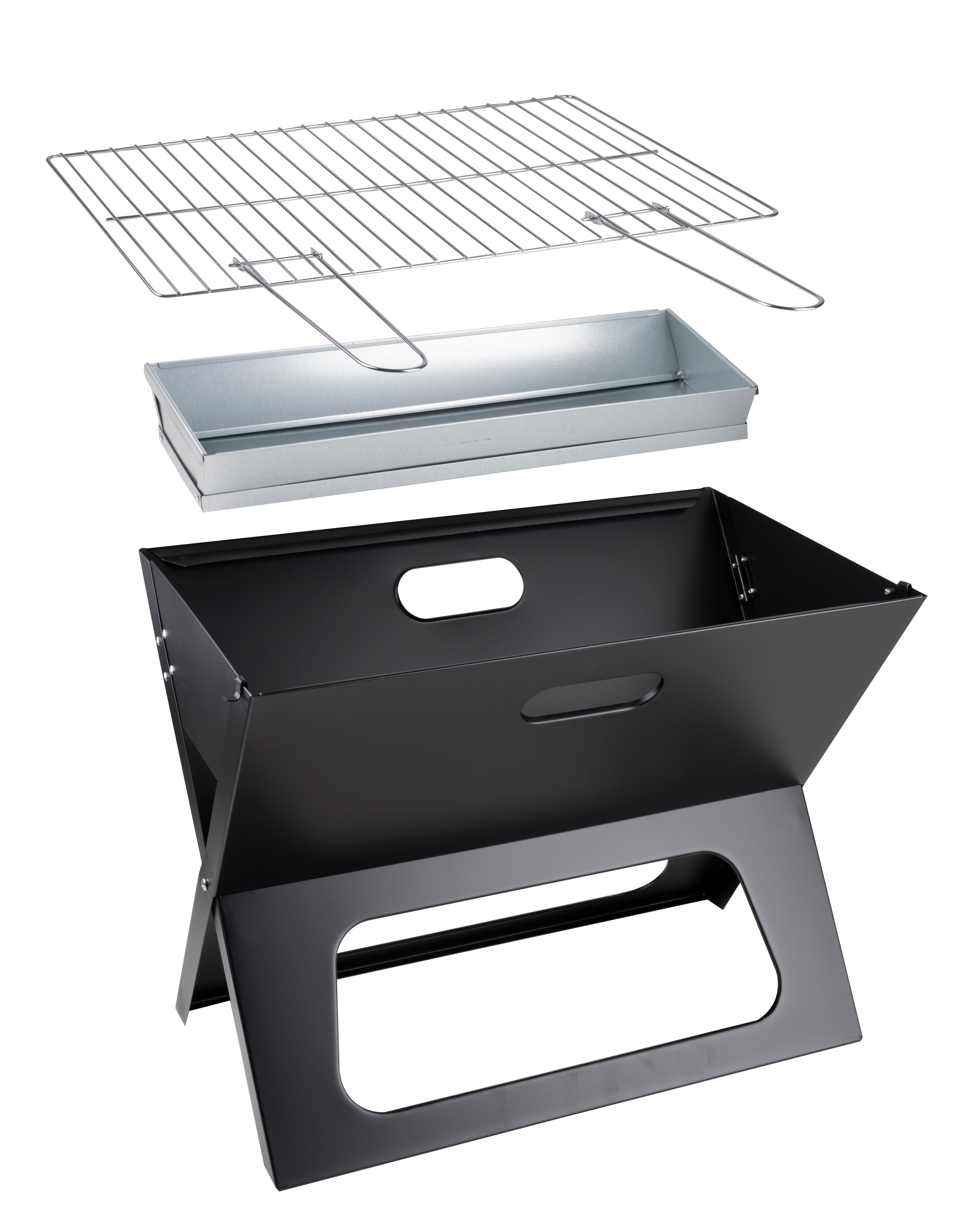 ALPINA Transportabel Kulgrill – Bærbar BBQ til Camping, Picnic og Have