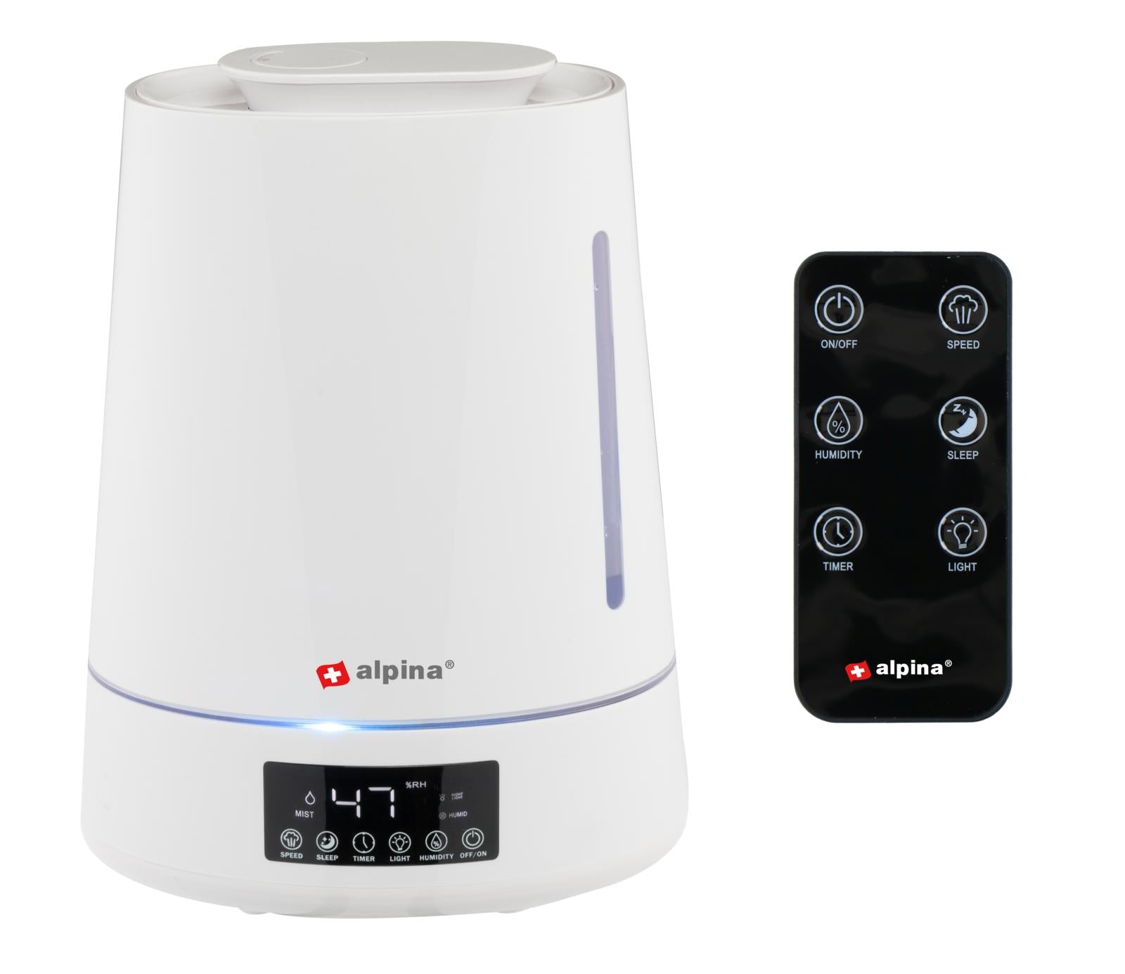 Luftfugter med Timer, Aroma og Fjernbetjening – 4 Liter