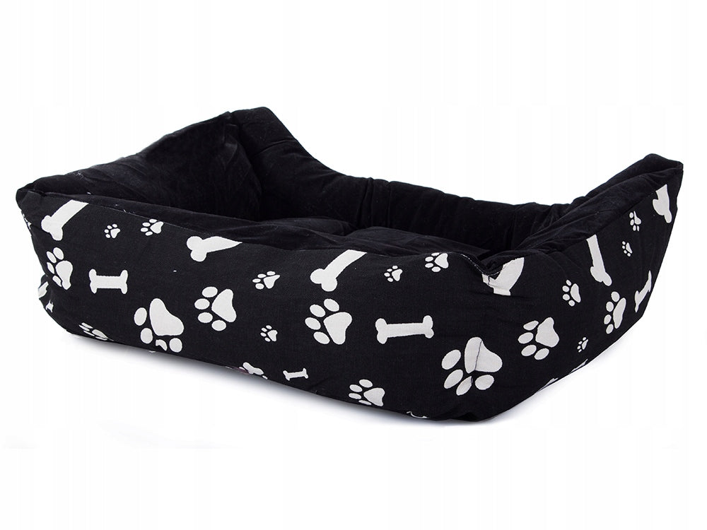 Hundekurv med Pude - XL - 62x48 cm