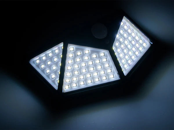 Solcellelampe 100 LED