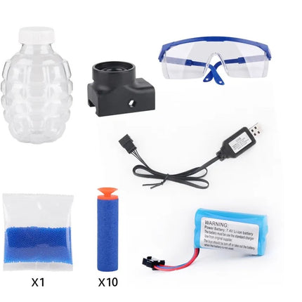Gel Blaster til leg inkl. 5.000 stk. gel kugler & briller