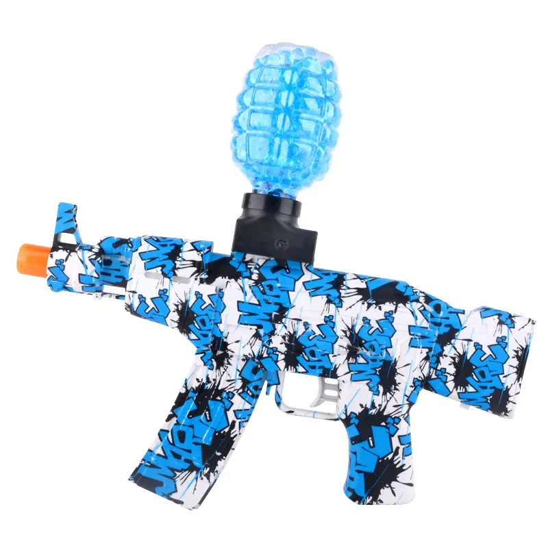 Legetøjsblaster, blå, inkl. briller