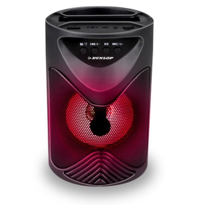 Dunlop Bluetooth mini højtaler transportable med skift i farver