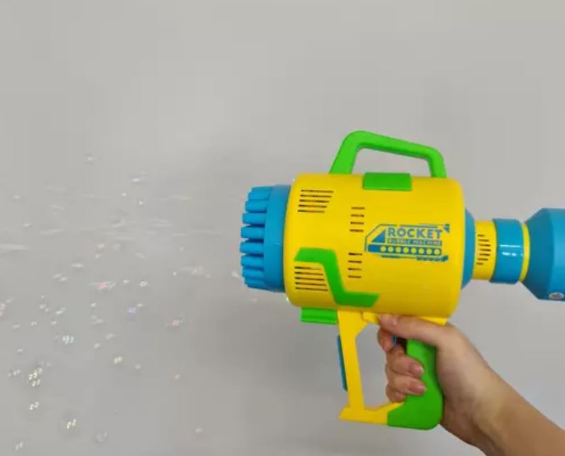 Monster boblemaskine bazooka med LED lys