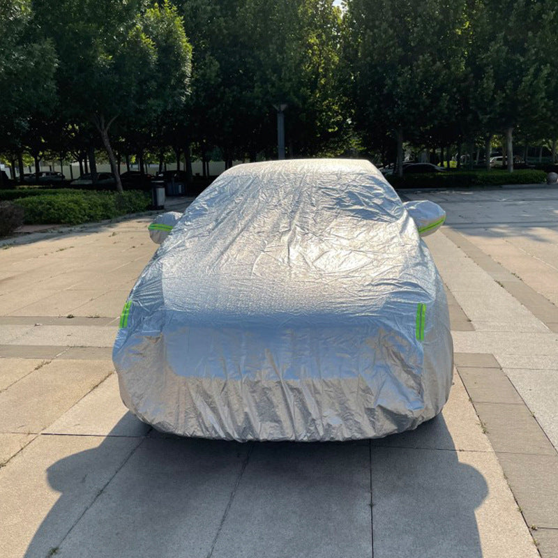 Bil presenning - overtræk med nat reflekser