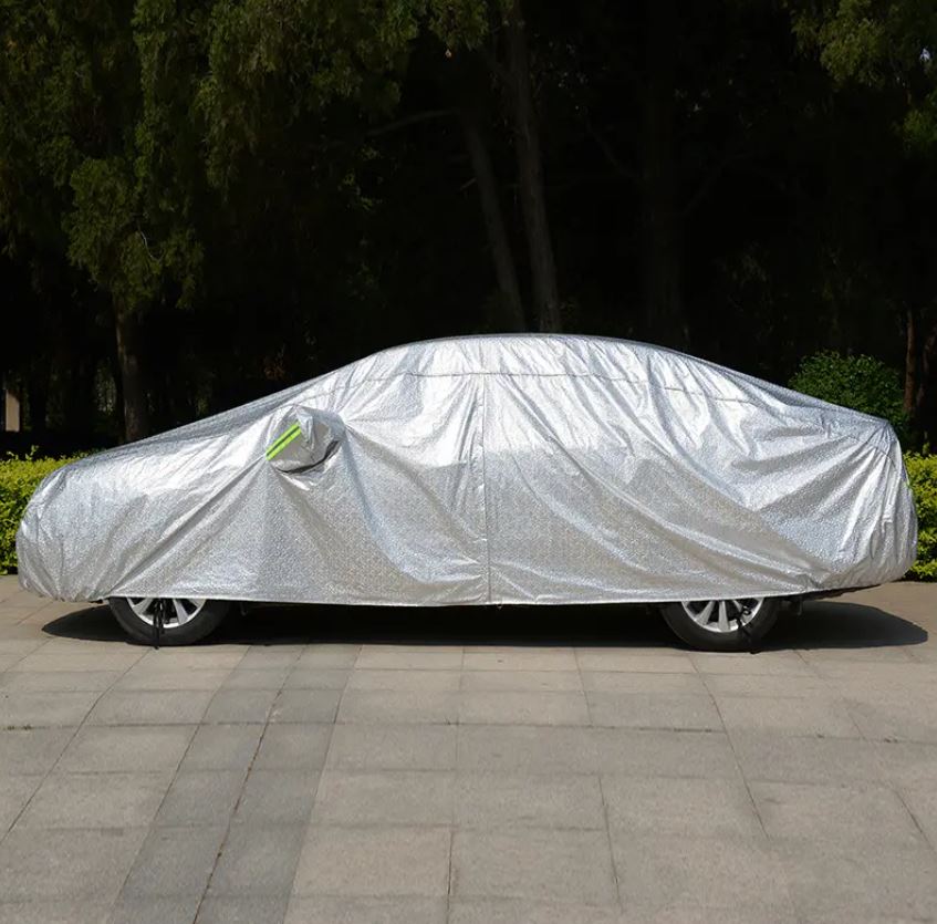 Bil presenning - overtræk med nat reflekser