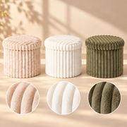 Foldbar Puf med Opbevaring – 3 Farver