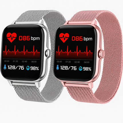 Smartwatch til kvinder og mænd – bluetooth opkald & sport