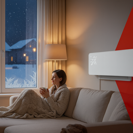 Elvarmer med WiFi, 2000W, Vægmonteret