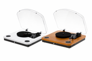 Pladespiller Hvid/træ farve med Bluetooth & USB optagelse