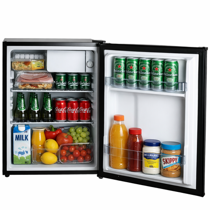 Køleskab 58L inkl. fryser – Stilrent, Støjsvagt og Effektivt