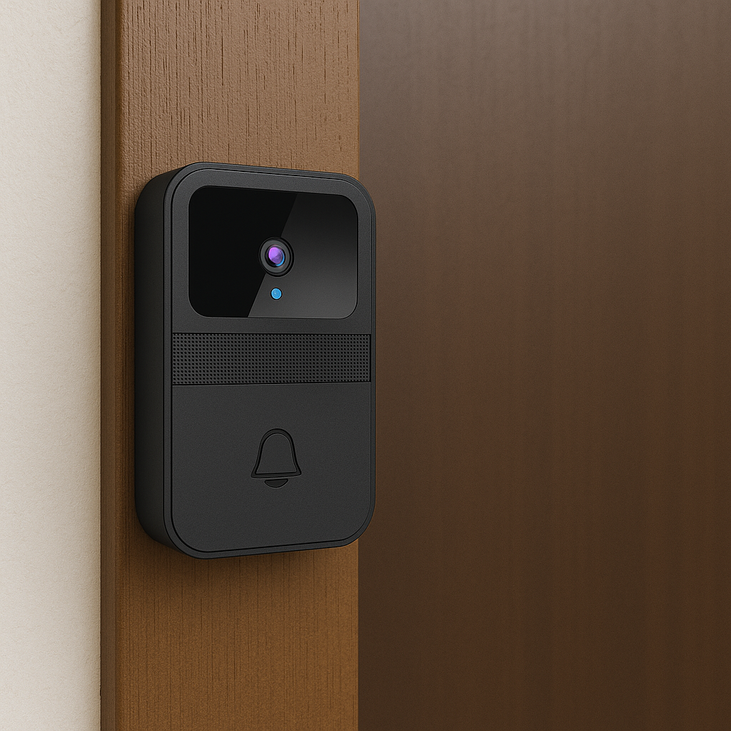 Trådløs ringeklokke med Kamera, tovejskommunikation & stemmeændring