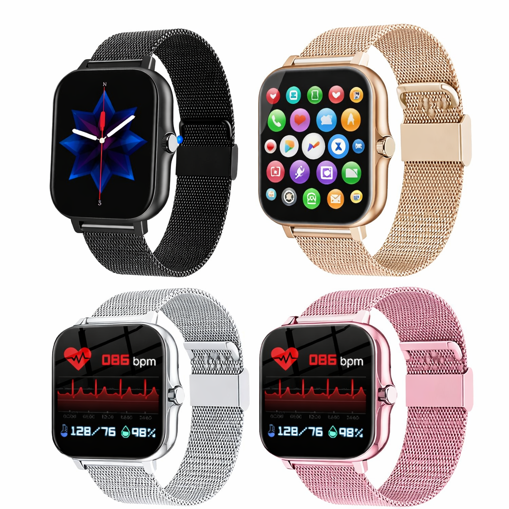 Smartwatch til kvinder og mænd – bluetooth opkald & sport