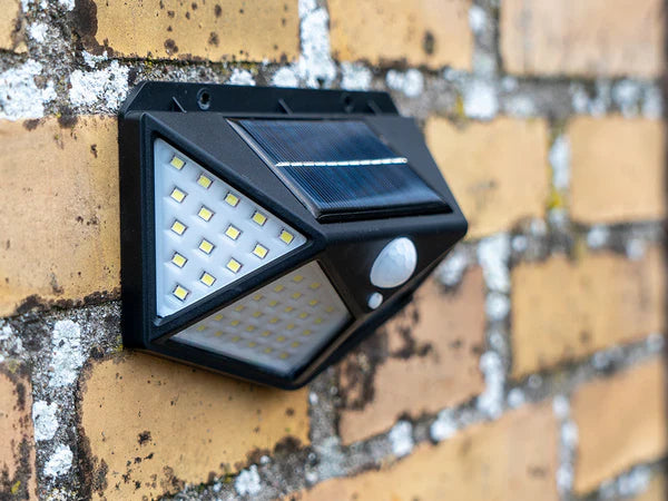 Solcellelampe 100 LED