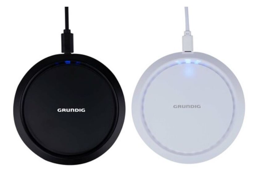 Grundig Trådløs opladning, hvid eller sort farve