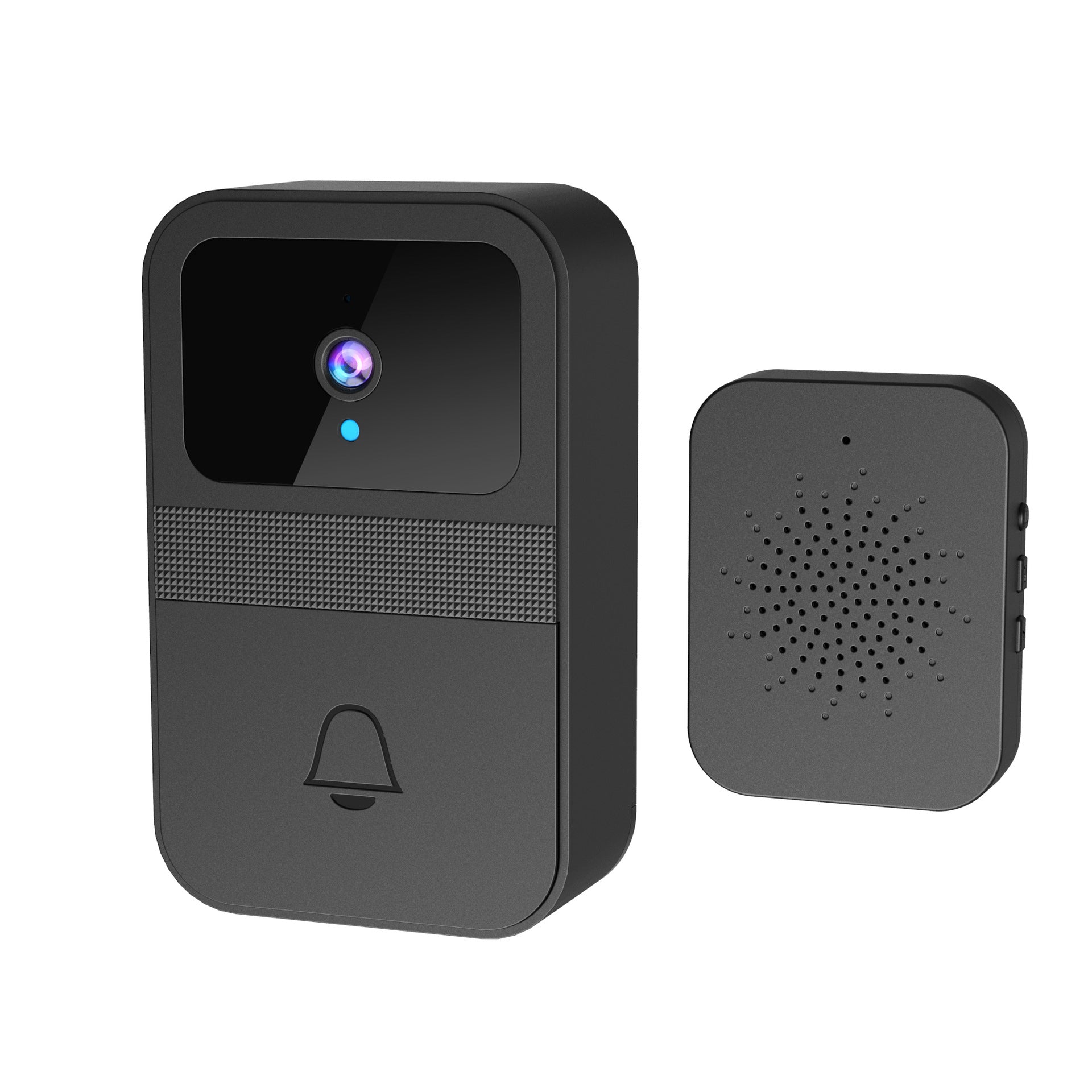 Trådløs ringeklokke med Kamera, tovejskommunikation & stemmeændring