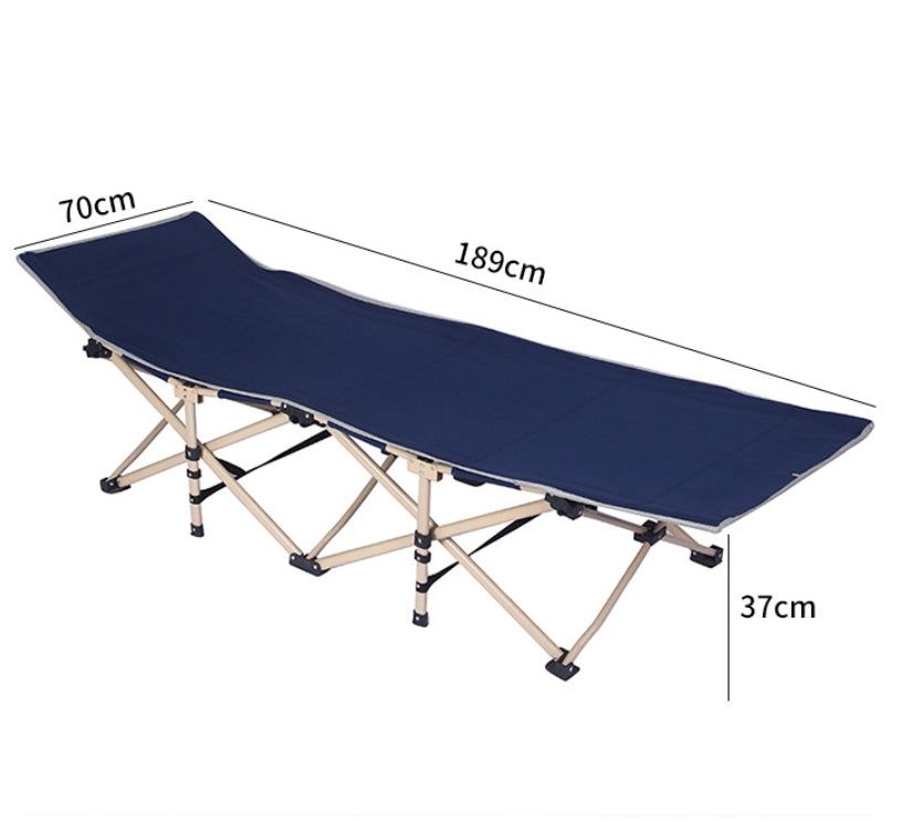 Gæsteseng/campingseng – Sammenklappelig 190x70 cm (Op til 130 kg)