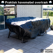 Havemøbel overtræk 135x135x75