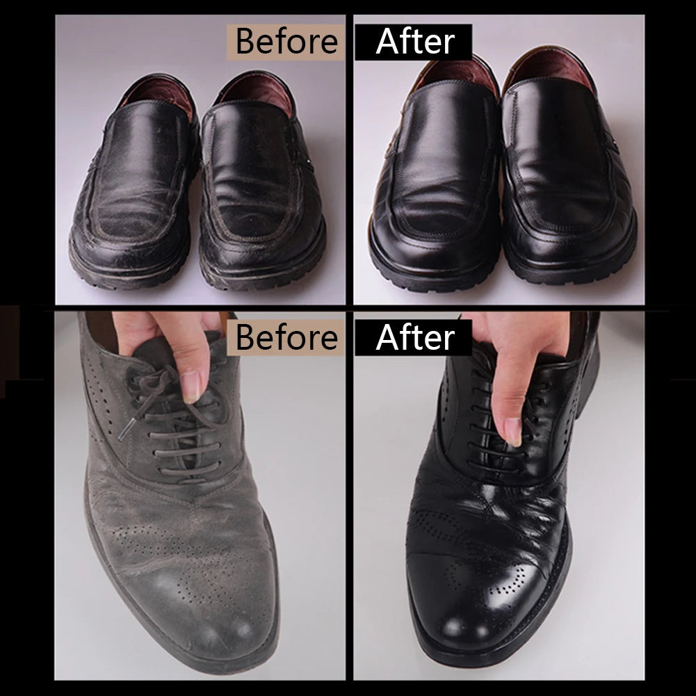 Alt-i-Én Skopudsesæt i Læderetui - Til Glans og Vedligeholdelse