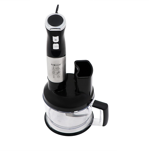 Stavblender 1000W med Hakker, Piskeris og Blendekop – 6-i-1 Håndblender