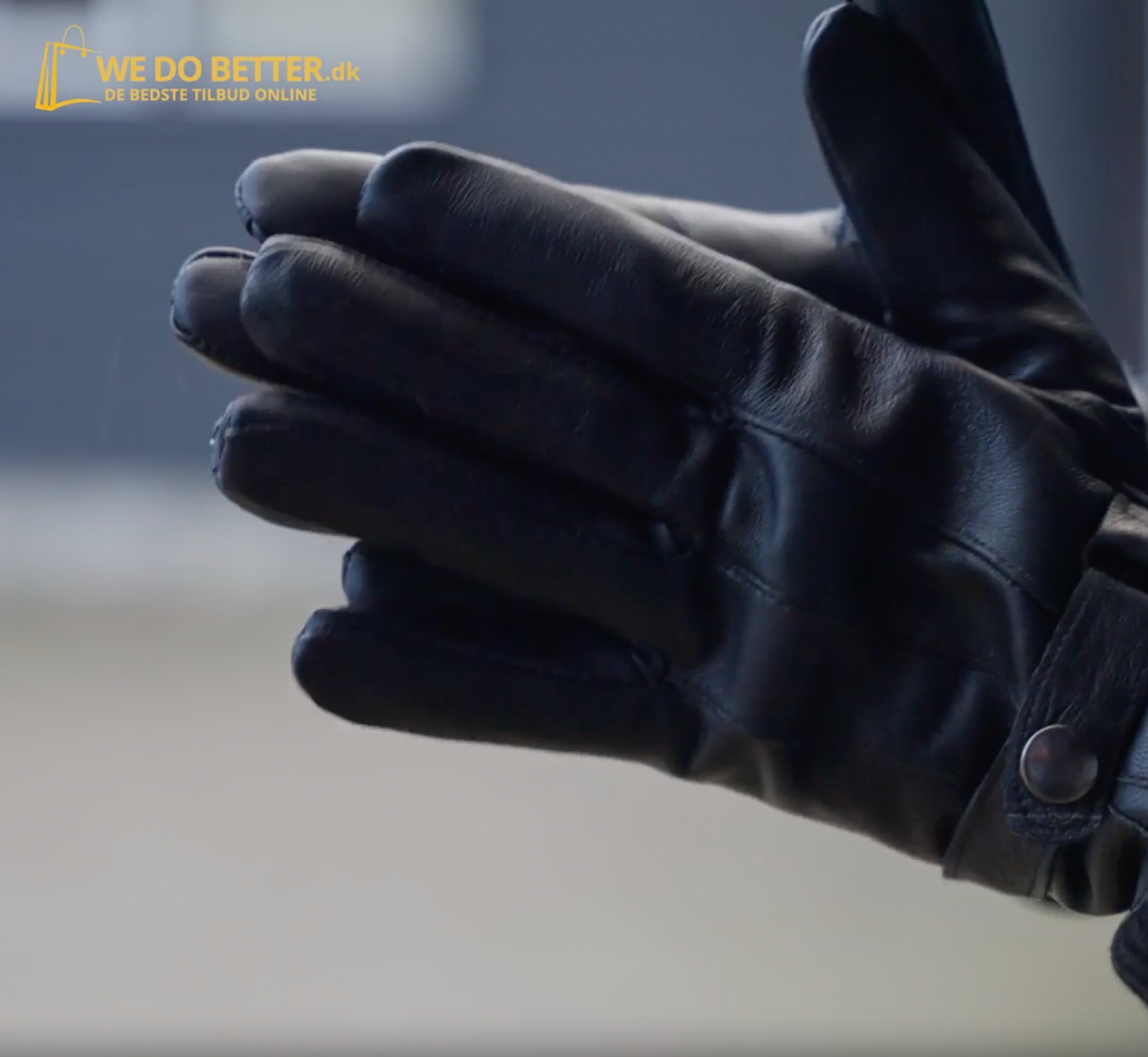 Luksuriøse Herre Læderhandsker 100% Ægte Læder – Elegant Varme til Dine Hænder!