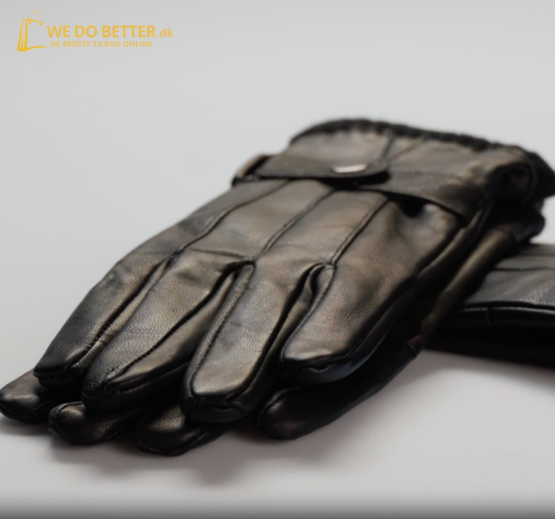 Luksuriøse Herre Læderhandsker 100% Ægte Læder – Elegant Varme til Dine Hænder!