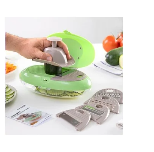 Mandolinjern til Grøntsager – Innovagoods Multifunktionel Grøntsagsskærer